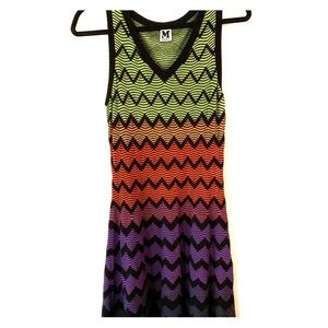Missoni knitted chevron dress